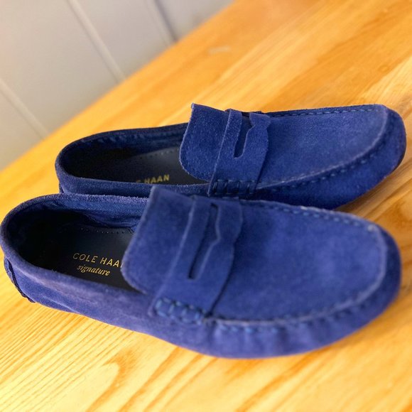 Cole Haan Suede Loafers/drivers Mens 8.5 - Picture 1 of 7